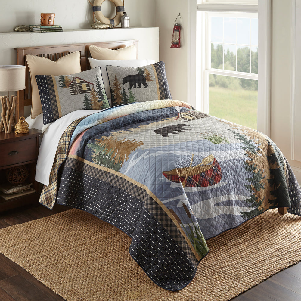 Sunset Cottage 3-Piece Quilt Set Quilt Sets By Donna Sharp