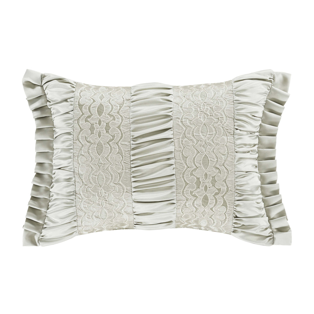 Surano Celadon Green Boudoir Decorative Throw Pillow 20" x 15" By J Queen Throw Pillows By J. Queen New York