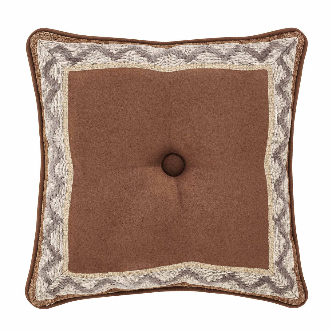 Timber Linen Decorative Throw Pillow 18"W x 18"L By J Queen Throw Pillows By J. Queen New York