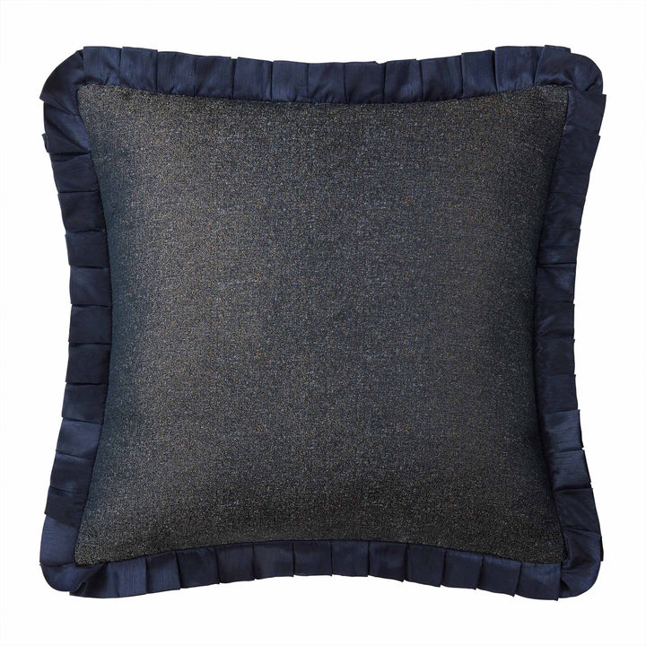 Vaughn Navy/Gold 6 Piece Comforter Set Comforter Sets By Waterford