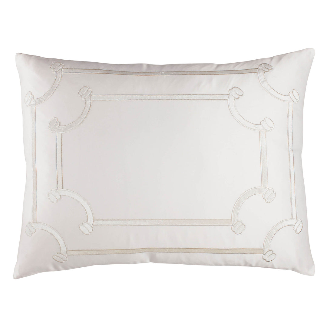 Vendome Ivory Pillow - Lili Alessandra Throw Pillows By Lili Alessandra