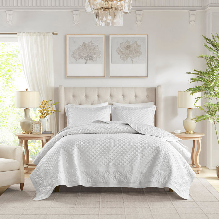 Versailles Grey Coverlet Set Coverlet By Croscill Home LLC