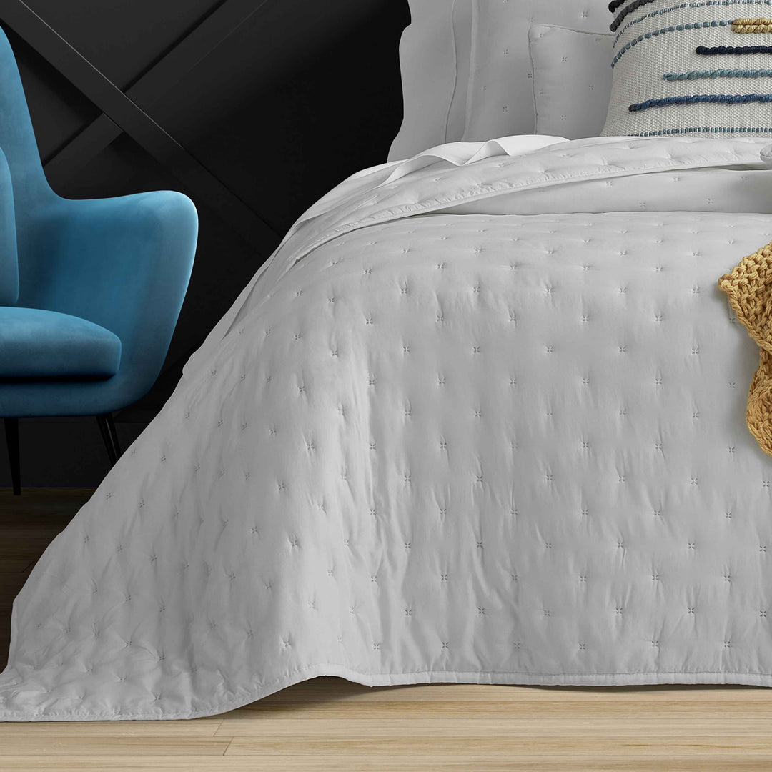 Vesper White 3-Piece Quilt Set By J Queen Quilt Sets By J. Queen New York