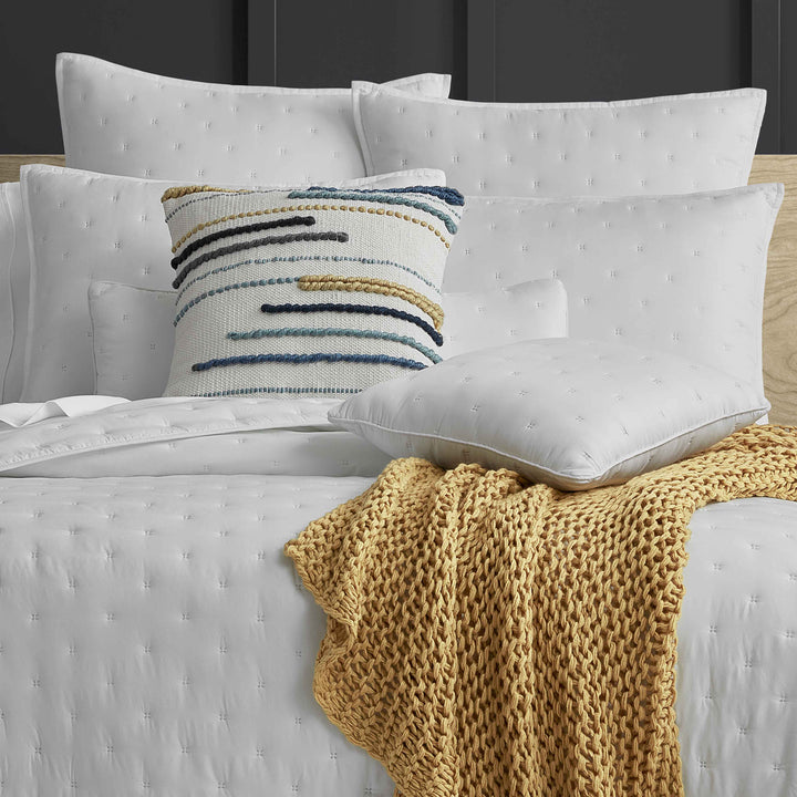 Vesper White 3-Piece Quilt Set By J Queen Quilt Sets By J. Queen New York