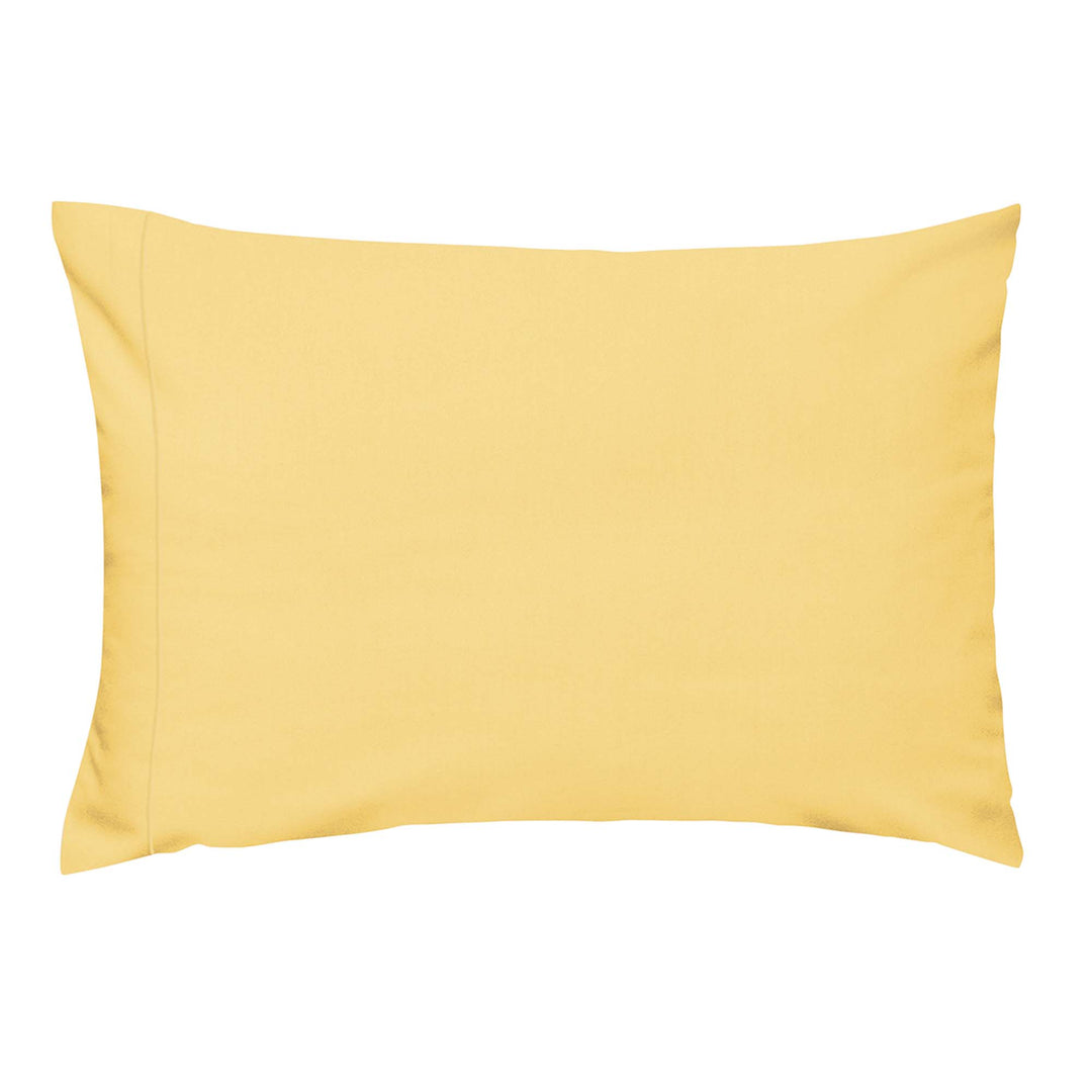 Vexin Pollen Yellow 100% Cotton Percale Pillowcase Set Pillowcase By Anne de Solène