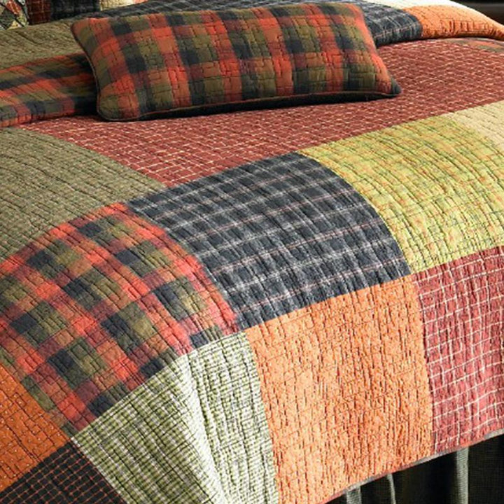Woodland Square 3-Piece Cotton Quilt Set Quilt Sets By Donna Sharp