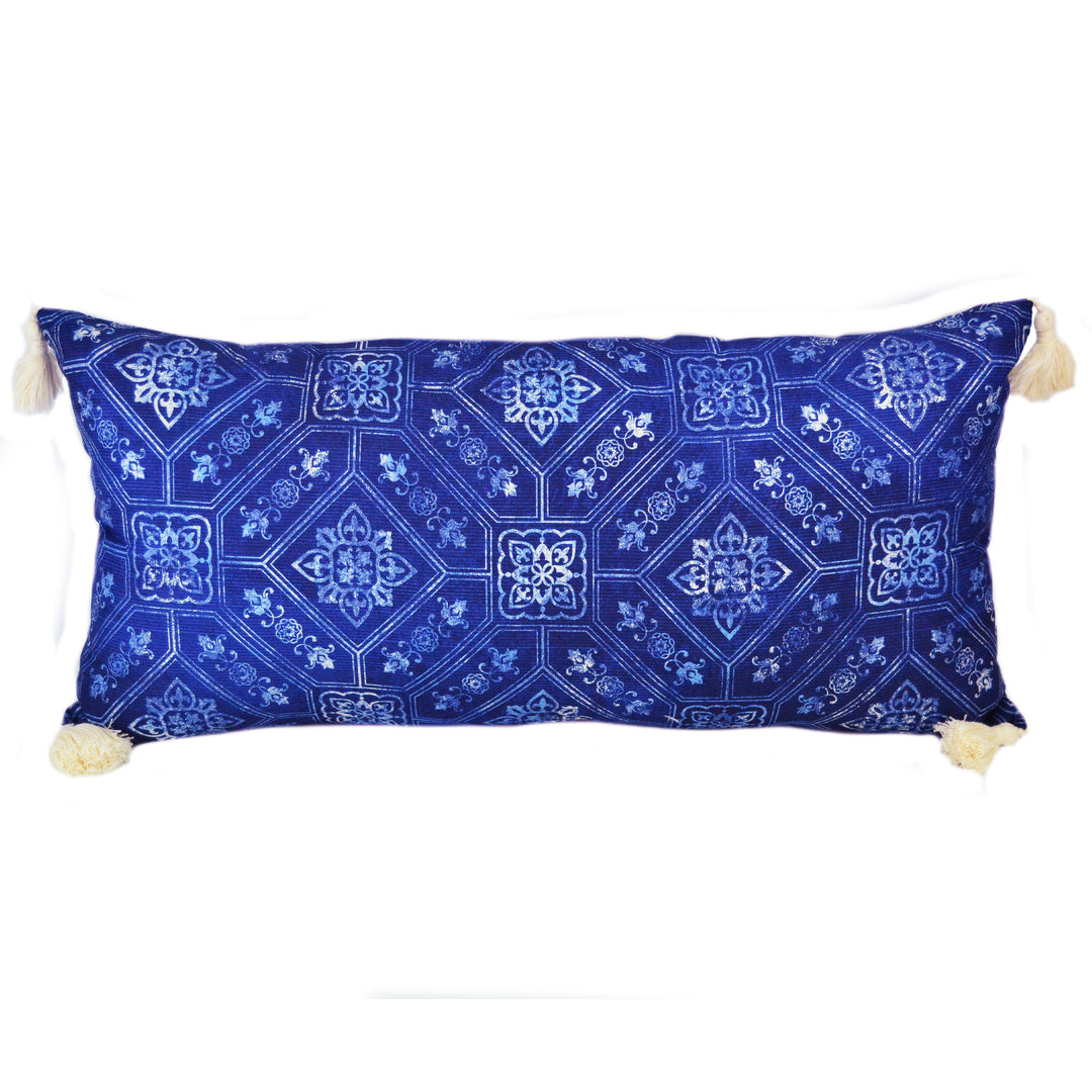 Desert Hill Tile Rectangle Decorative Throw Pillow 22" x 11" Throw Pillows By Donna Sharp