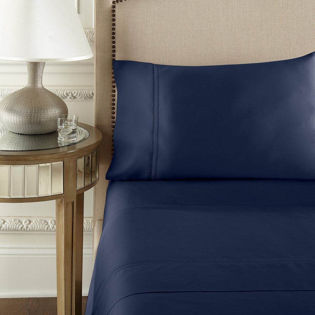 Yalda Midnight Sheet Set | 100% Certified Giza Egyptian Cotton Sheet Set By Pure Parima