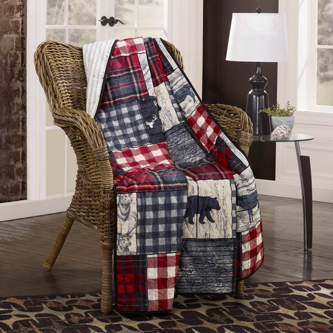 Your Lifestyle by Timber Quilted Throw Throws By Donna Sharp