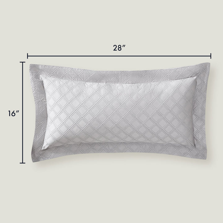 Hira Decorative Lumbar Pillow | 100% Certified Giza Egyptian Cotton Throw Pillows By Pure Parima