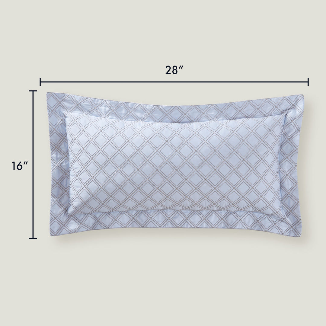 Hira Decorative Lumbar Pillow | 100% Certified Giza Egyptian Cotton Throw Pillows By Pure Parima