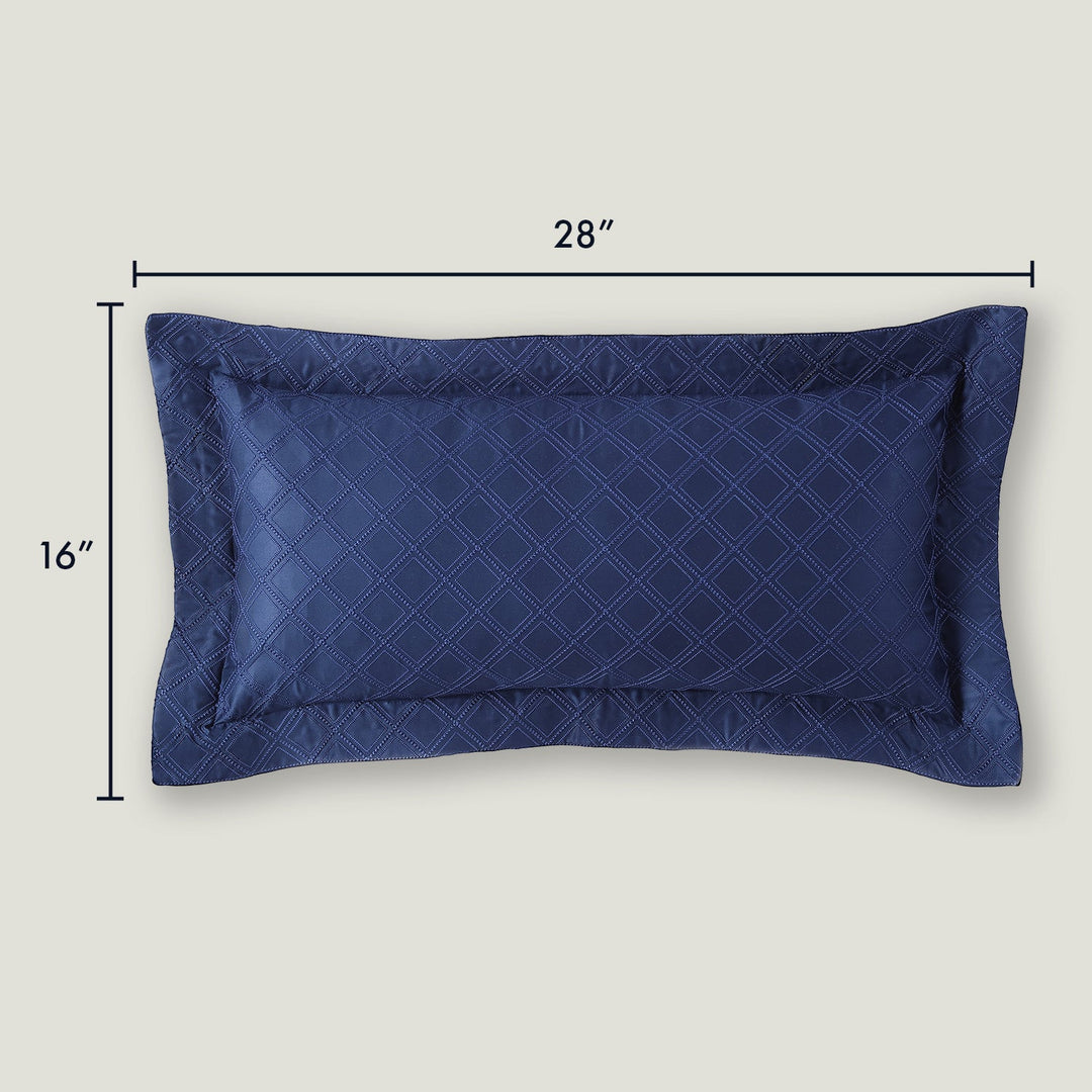 Hira Decorative Lumbar Pillow | 100% Certified Giza Egyptian Cotton Throw Pillows By Pure Parima