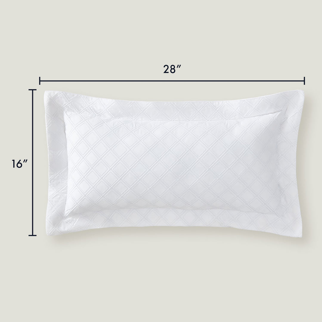 Hira Decorative Lumbar Pillow | 100% Certified Giza Egyptian Cotton Throw Pillows By Pure Parima