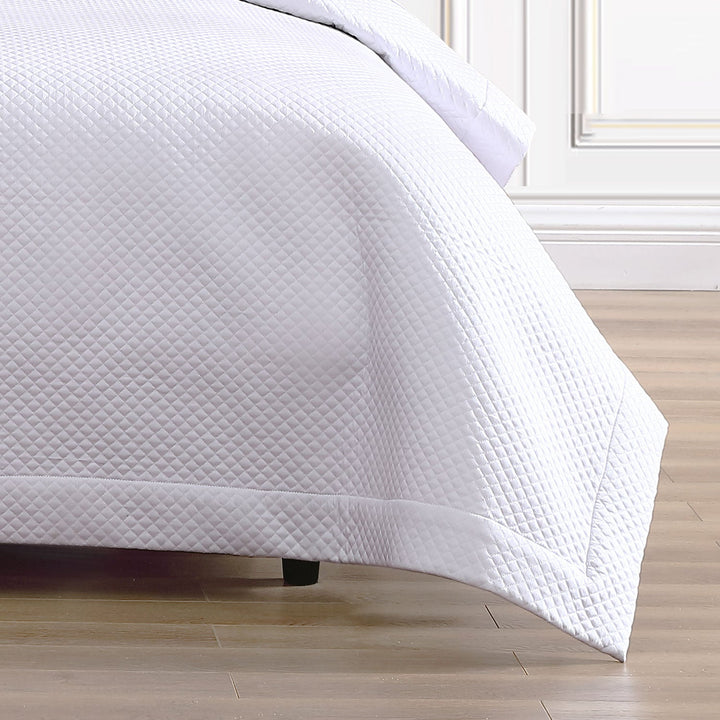 Diamond Quilted Coverlet Set Coverlet By Pure Parima