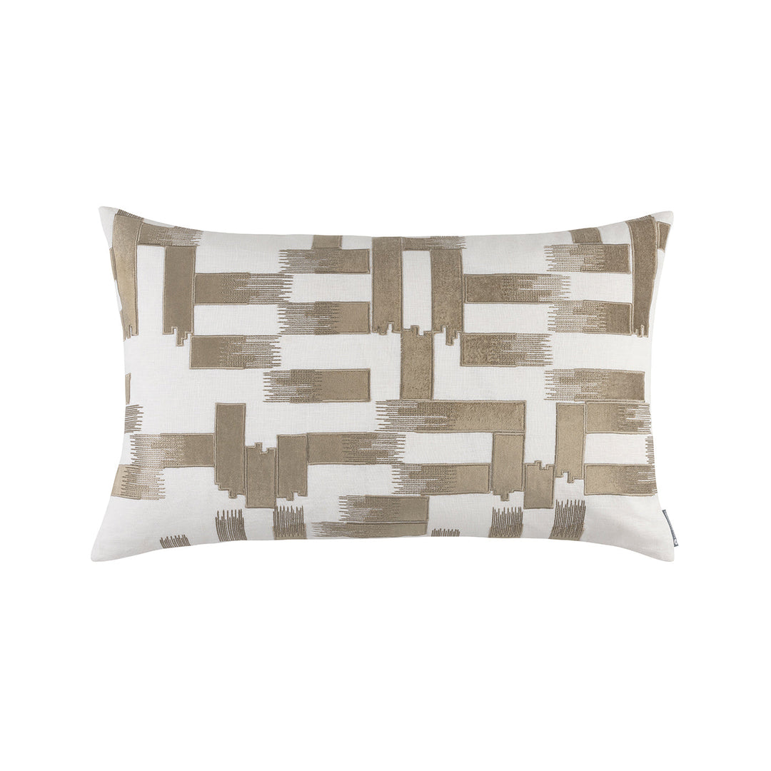 Capri Fawn Rectangle Decorative Throw Pillow 30" x 18" Throw Pillows By Lili Alessandra