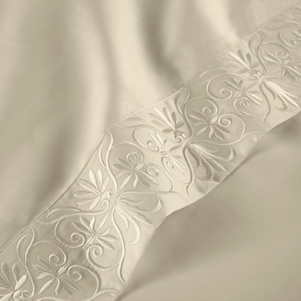 Ariane Tan Sheet Set | 100% Certified Giza Egyptian Cotton Sheet Sets By Pure Parima