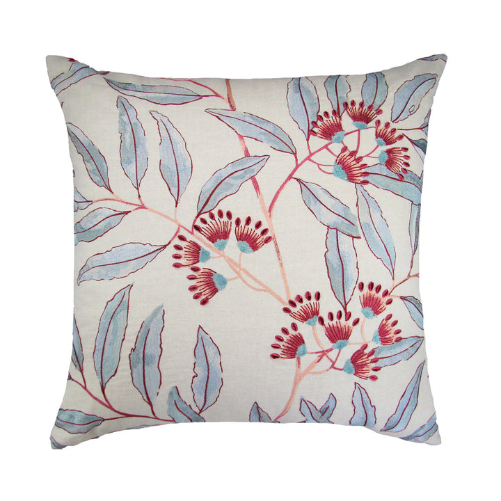 Linen Berry Square Decorative Throw Pillow 24" x 24" Throw Pillows By Ann Gish