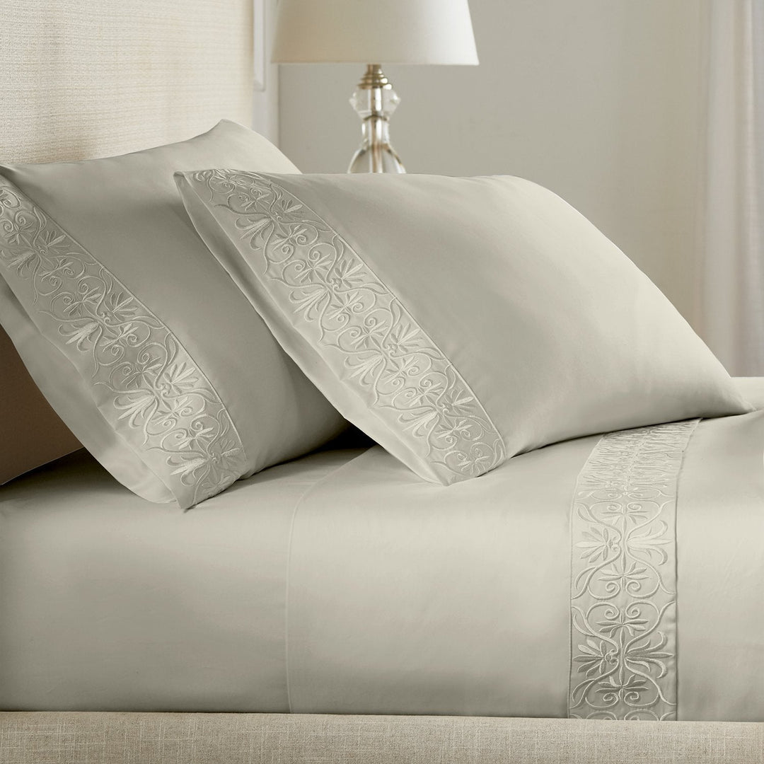 100% Cotton Embroidered Luxury Sheet Set Sheet Sets By Bebejan®