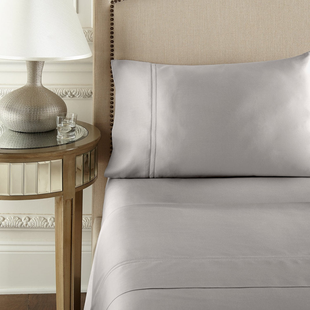 Yalda Grey Sheet Set | 100% Certified Giza Egyptian Cotton Sheet Set By Pure Parima